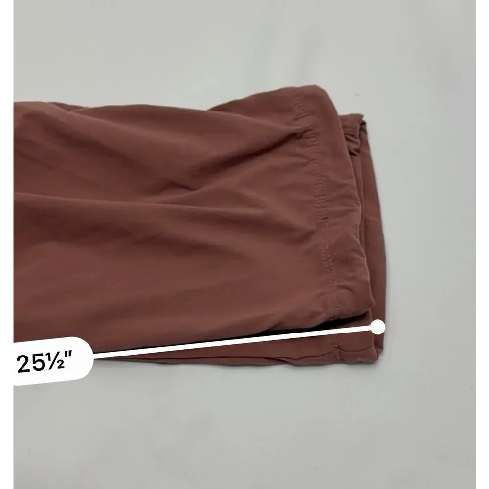 Mountain Hardwear Pants Women’s Medium Brown Hiking Trail Travel Lightweight
